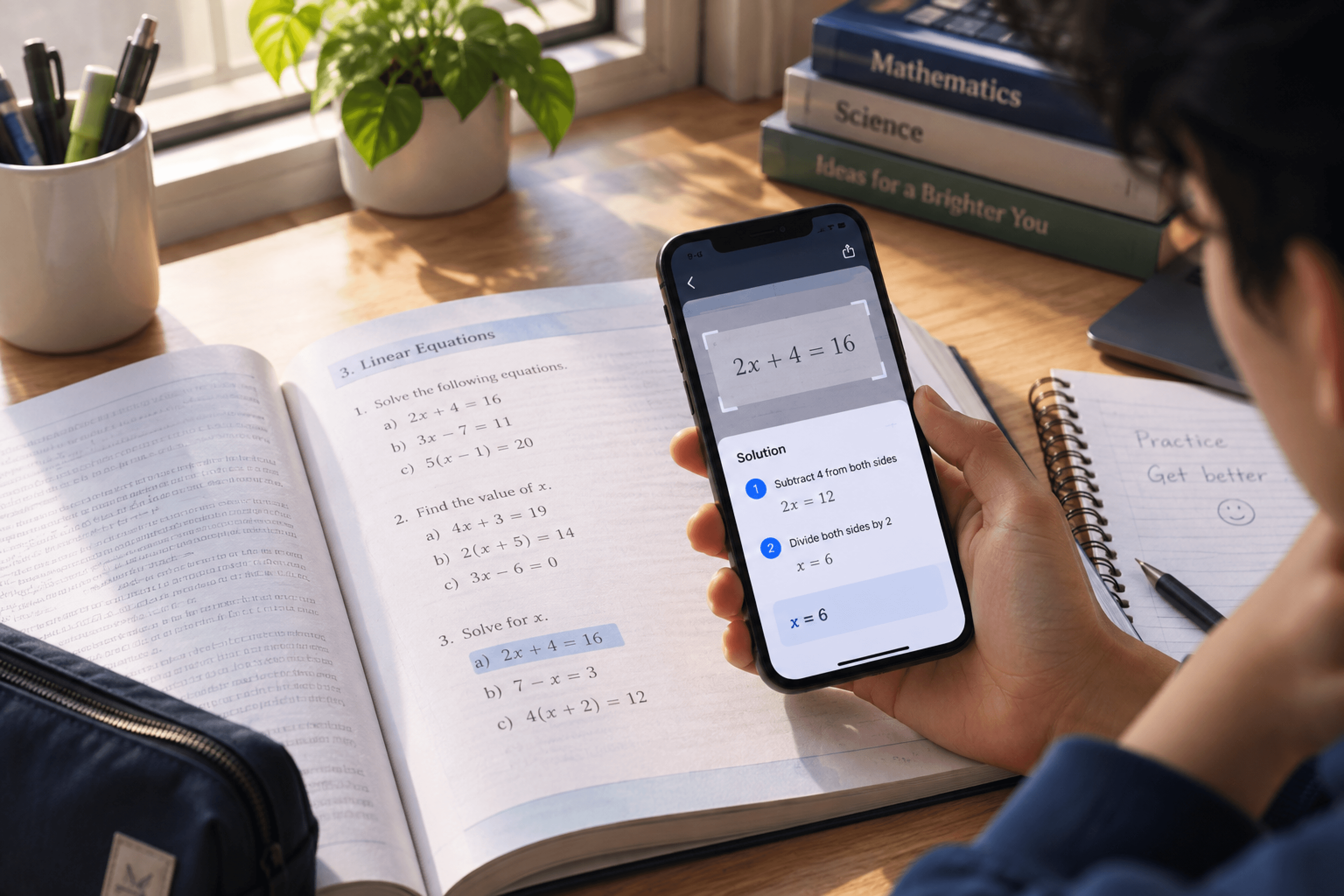 AI book scanner instant step-by-step doubt solving